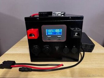 Baterie / Akumulátor LiFePO4 12,8V 100Ah s BMS a displejem