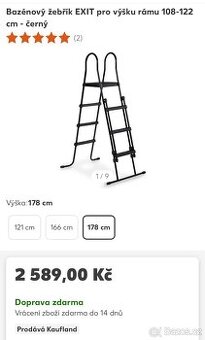 Schůdky k bazénu
