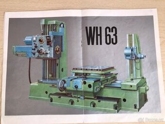 Vodorovná vyvrtávačka Wh 63