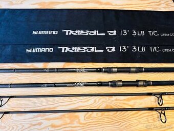2 KAPROVÉ PRUTY SHIMANO TRIBAL A / 3,9 m / 3,0 lb T/C. - 1
