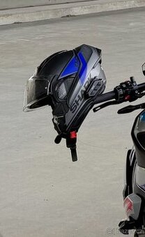 Odklápěcí přilba včetne intercomu Shark EVO-GT Encke Mat