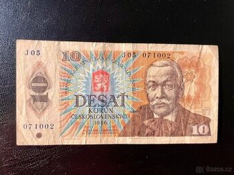 10 korun Československých