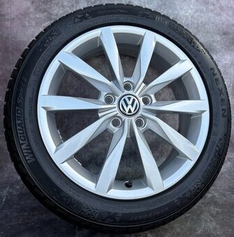 Originální Alu kola 5x112 VW Golf 205/50/17 DOT22