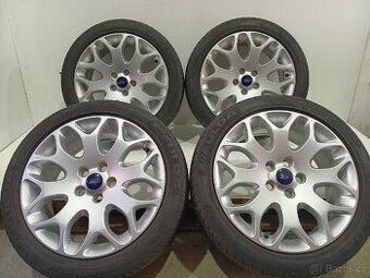 Letní alu kola Ford 5x108 R17 pneu 205/50/17/Fulda