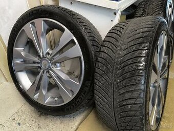ALU kola Mercedes CLA 5x112 r18 Originál, zimní pneu+TPMS