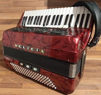 Akordeon (harmonika, heligonka) Delicia Choral IV 120 basů