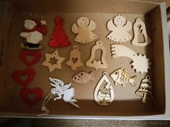 Dřevěné vánoční ozdoby