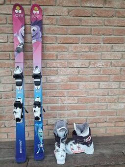 Dětské lyže ASPEN SKIS Wannado Girl + dívčí lyžařské boty No