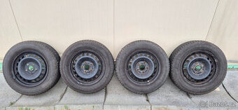 Plechové disky Škoda VW 5x112 6x15 ET47 195/65r15 zimni