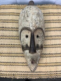 Africká rituální maska Fang (Ngil) (603026)