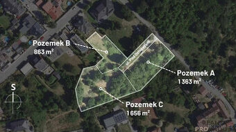 Prodej stavebního pozemku 4189 m² Pod Ostrovcem, Kladno