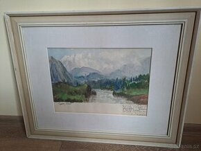 Prodám obraz od ruského nár. umělce Titkova, viz foto