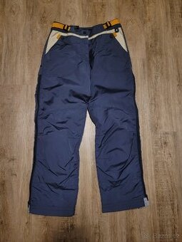 Modrošedé vintage motorkářské/outdoorové kalhoty BMW