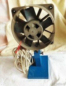 Starý trubkový ventilátor ILKA (DDR),  typ VAV 140/501