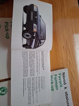 Nový návod k obsluze vozů Škoda Favorit/Forman/Pick-up