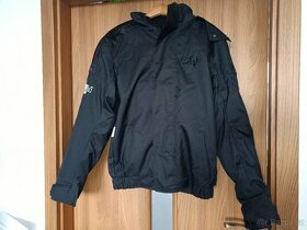 SQ - Černá textilní bunda na motorku s chrániči - 1