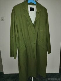 Baloňák kabát khaki zelený Bershka, velikost M, super stav. - 1