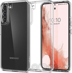 Obal Samsung S22 Spigen ultra hybrid + Sklo Alzaguard