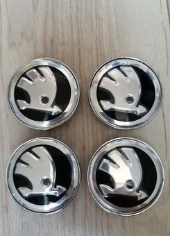 60 mm Stredove krytky poklicky loga Skoda