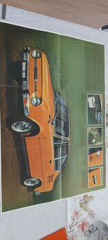 Škoda 110R Coup sada 4x prospekt, brozura, propagační leták