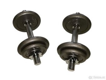 Jednoruční činkový set 2 x 10 kg