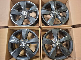 Nové orig. alu Škoda Karoq black 6x16 ET43 5x112mm