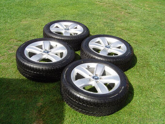 4XZIMNÍ HLINÍKOVÁ KOLA ŠKODA KAROQ,OCTAVIA,PASSAT 215/55 R17