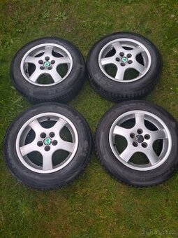 Alu disky 7Jx15H2 - 4 ks, Škoda Octavia 1