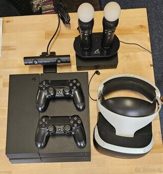 PS4 CUH-1216B 1TB + VR + ovladače