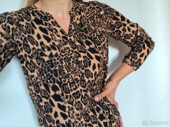 Dámská halenka s leopardím vzorem L