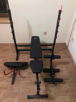 Posilovaci lavice Marbo MH-L107 2.0 + BICEPSOVÝ PULT