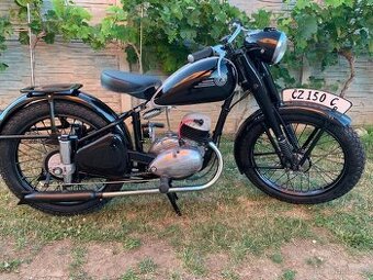 ČZ 150 c po renovaci 1952