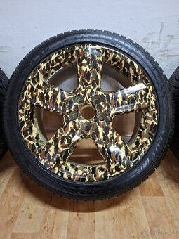 Alu kola R18 5x112 Audi + zimní pneu 225/45/18