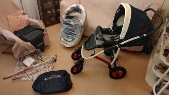 Sportovní kočárek Camarelo Sevilla 2v1, bohaté příslušenství