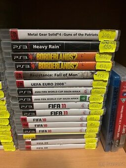 Aktuální hry na ps3