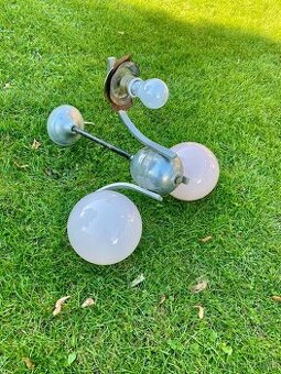 lustr starý lustr chromovaný lustr koule retro lust