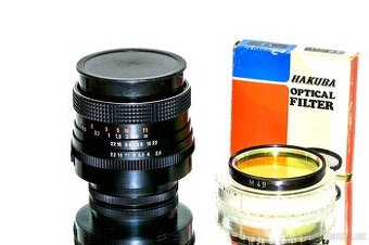 CZJ Flektogon electric RED MC 2,4/35 M42 TOP STAV