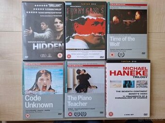 8 filmů (DVDs) od Michael Haneke - pouze 160 Kč