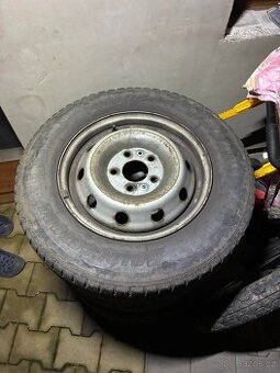 Pneu + disky Fiat Ducato 2007,  215/70r15C / 205/70r15C