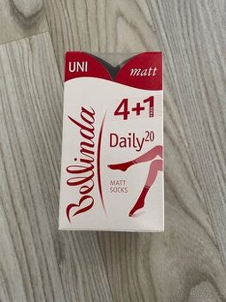 Nové, značkové, silonové ponožky  5 párů BELLINDA.