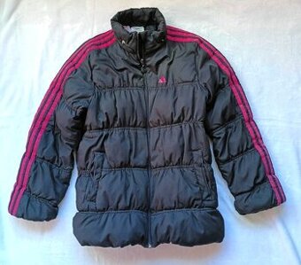 DÍVČÍ ZIMNÍ BUNDA-ADIDAS, 9-10 let,140 cm.