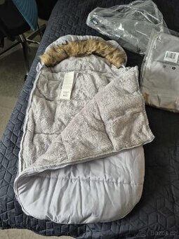 Zimní fusak do kočárku a rukávník