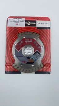 115 / 22,23 mm Diewe Turbo 10W diamantový řezný kotouč, nový