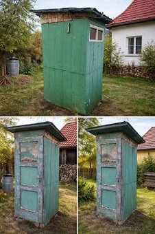 WC kadibudka suchý záchod.