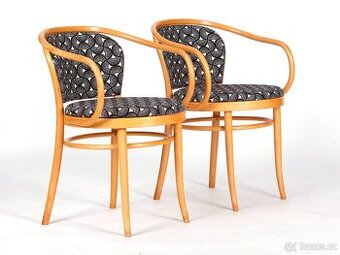 Křesílka, židle TON No 33, TOP stav, 2 ks.