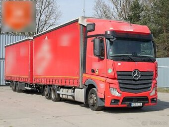 Mercedes-Benz ACTROS 2545+PŘÍVĚS PANAV, TANDEMOVÁ PRŮJEZDNÁ 