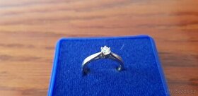 Zásnubní prsten s diamantem 14Kt