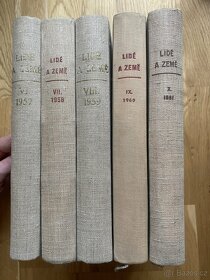 Časopis Lidé a Země 1957,1958,1959,1960,1961