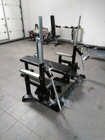 Combo Rack Powerlifting bench press dřepy 2 v 1 - 1
