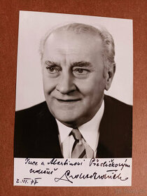 Bedřich PROKOŠ (1912-1997)-autogram (orig.FOTO)